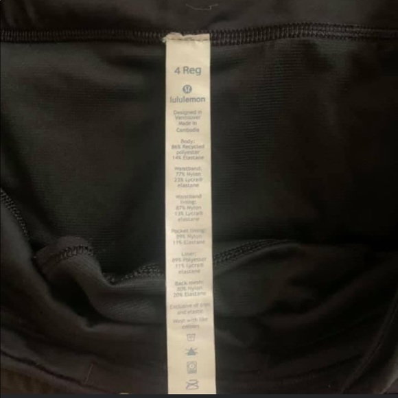 Black lululemon shorts - Picture 3 of 3